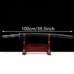Authentic Japanese Samurai Sword - High Manganese Steel Prop Authentic Japanese Samurai Sword - High Manganese Steel Prop