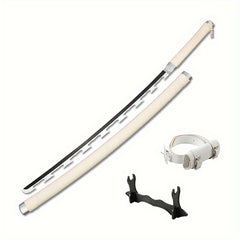 1pc/2pcs Unsharpened Anime Bamboo Blade Sword Set – Perfect for Cosplay, Gifts & Collectors, Includes Holder & Belt 1pc/2pcs Unsharpened Anime Bamboo Blade Sword Set – Perfect for Cosplay, Gifts & Collectors, Includes Holder & Belt