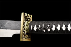 Anime-Inspired Sword Replica - Stainless Steel, 100cm Full Length, Not Sharpened, Cosplay Prop for TV & Movie Fans Anime-Inspired Sword Replica - Stainless Steel, 100cm Full Length, Not Sharpened, Cosplay Prop for TV & Movie Fans