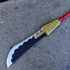 Cosplay Japanese Anime Sword naginata  - Wooden Bamboo Blade, Not Sharpened, Perfect for Halloween, Christmas, and Cosplay Events Cosplay Japanese Anime Sword naginata  - Wooden Bamboo Blade, Not Sharpened, Perfect for Halloween, Christmas, and Cosplay Events