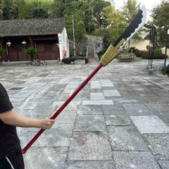 Cosplay Japanese Anime Sword naginata  - Wooden Bamboo Blade, Not Sharpened, Perfect for Halloween, Christmas, and Cosplay Events
