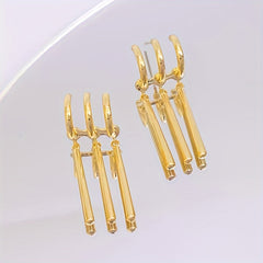 Pirate Hunter-Inspired Long Tassel Drop Earrings – Bold & Elegant Jewelry