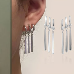 Pirate Hunter-Inspired Long Tassel Drop Earrings – Bold & Elegant Jewelry