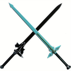 31.5-Inch PU Material Prop Sword - Handmade Street Style, Ideal for Role Playing & Halloween