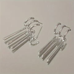 Pirate Hunter-Inspired Long Tassel Drop Earrings – Bold & Elegant Jewelry