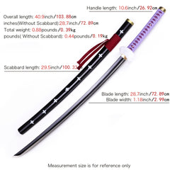 Handcrafted 1060 High Carbon Steel Katana – Authentic Full-Tang Samurai Sword