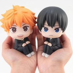 10cm Anime-Inspired Volleyball Duo Action Figures – Q-Version PVC Models