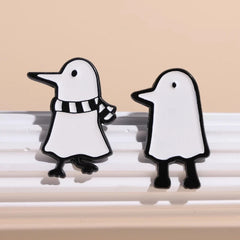 Anime Character Bird Enamel Pin