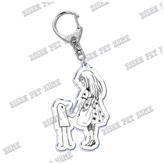 Anime-Inspired Bird Pendant Keychain - Ring Accessory for Bags, Keys, and Jewelry Lovers