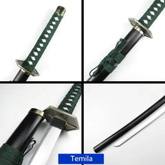 100cm Cosplay Anime-Inspired Wooden Bleach Katana - Elegant Weapon for Costume and Fancy Dress Parties