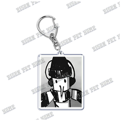Anime-Inspired Bird Pendant Keychain - Ring Accessory for Bags, Keys, and Jewelry Lovers