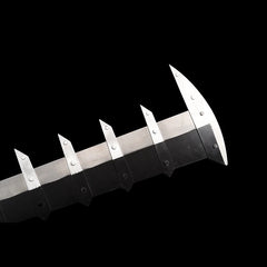 Anime-Inspired Sword Replica - Stainless Steel, 100cm Full Length, Not Sharpened, Cosplay Prop for TV & Movie Fans