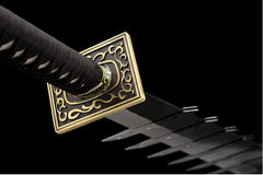 Anime-Inspired Sword Replica - Stainless Steel, 100cm Full Length, Not Sharpened, Cosplay Prop for TV & Movie Fans