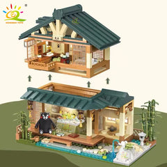 1099PCS Japanese Street View House Model