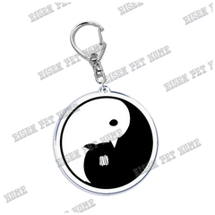 Anime-Inspired Bird Pendant Keychain - Ring Accessory for Bags, Keys, and Jewelry Lovers
