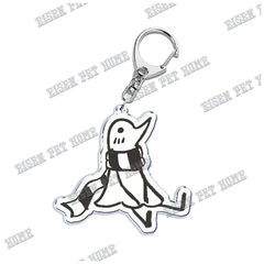 Anime-Inspired Bird Pendant Keychain - Ring Accessory for Bags, Keys, and Jewelry Lovers
