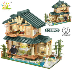 1099PCS Japanese Street View House Model