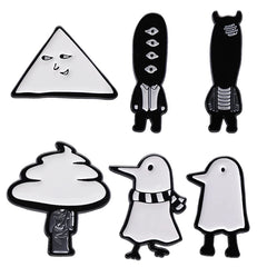 Anime Character Bird Enamel Pin