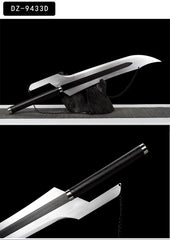 Anime Kurosaki Ichigo's Set Swords Cosplay Bleach Sword Movie Props For Collection Display