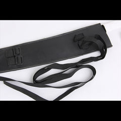 Anime-Inspired Katana - Carbon Steel Replica Sword with Black Blade (Cosplay Prop)