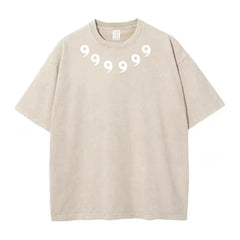 Men's Vintage Washed Ninja Print T-Shirt
