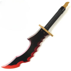 52cm/58cm Anime-Inspired Knight Killer Fangs Katana Sword - Wooden Cosplay Prop for Safety and Performance