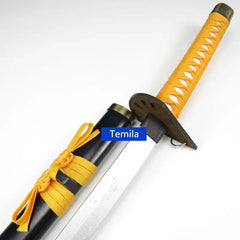 100cm Cosplay Wooden Bleach Samurai Sword - Inspired by Anime Weapons, Costume Party Props, and Gifts