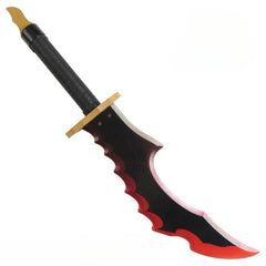 52cm/58cm Anime-Inspired Knight Killer Fangs Katana Sword - Wooden Cosplay Prop for Safety and Performance