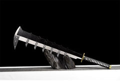 Anime-Inspired Sword Replica - Stainless Steel, 100cm Full Length, Not Sharpened, Cosplay Prop for TV & Movie Fans