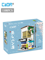 LED Japanese Steamed Bun House Building Blocks
