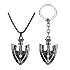 Anime BIZARRE Necklaces Arrow Metal Pendant Chain keychain