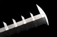 Anime-Inspired Sword Replica - Stainless Steel, 100cm Full Length, Not Sharpened, Cosplay Prop for TV & Movie Fans