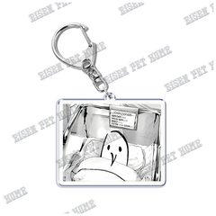 Anime-Inspired Bird Pendant Keychain - Ring Accessory for Bags, Keys, and Jewelry Lovers