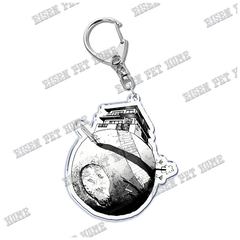 Anime-Inspired Bird Pendant Keychain - Ring Accessory for Bags, Keys, and Jewelry Lovers