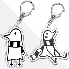 Anime-Inspired Bird Pendant Keychain - Ring Accessory for Bags, Keys, and Jewelry Lovers
