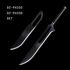 Anime Kurosaki Ichigo's Set Swords Cosplay Bleach Sword Movie Props For Collection Display