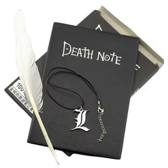 Anime Death Notebook Collection (Includes Pen, Notebook, and Necklace)