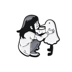 Anime Character Bird Enamel Pin