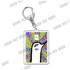 Anime-Inspired Bird Pendant Keychain - Ring Accessory for Bags, Keys, and Jewelry Lovers