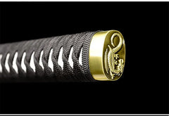 Anime-Inspired Sword Replica - Stainless Steel, 100cm Full Length, Not Sharpened, Cosplay Prop for TV & Movie Fans