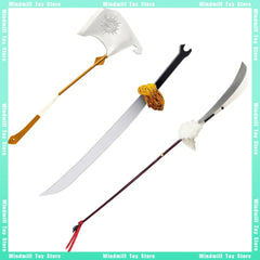 Jujutsu Kaisen Weapon Zenin Maki Mei Mei Cursed Tools Anime Peripheral Plastic Samurai Sword Weapon Model for Cosplay Gifts Toys