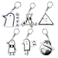 Anime-Inspired Bird Pendant Keychain - Ring Accessory for Bags, Keys, and Jewelry Lovers