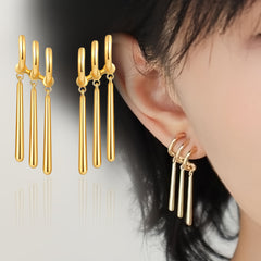 Pirate Hunter-Inspired Long Tassel Drop Earrings – Bold & Elegant Jewelry