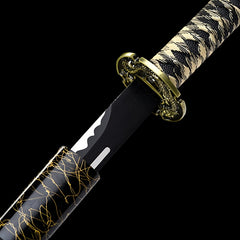 Authentic Japanese Samurai Sword - High Manganese Steel Prop