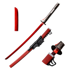 Anime-Inspired Jetstream Samurai Katana - Cosplay Sword with Metal Blade, Non-Sharpened for Collectors and Display